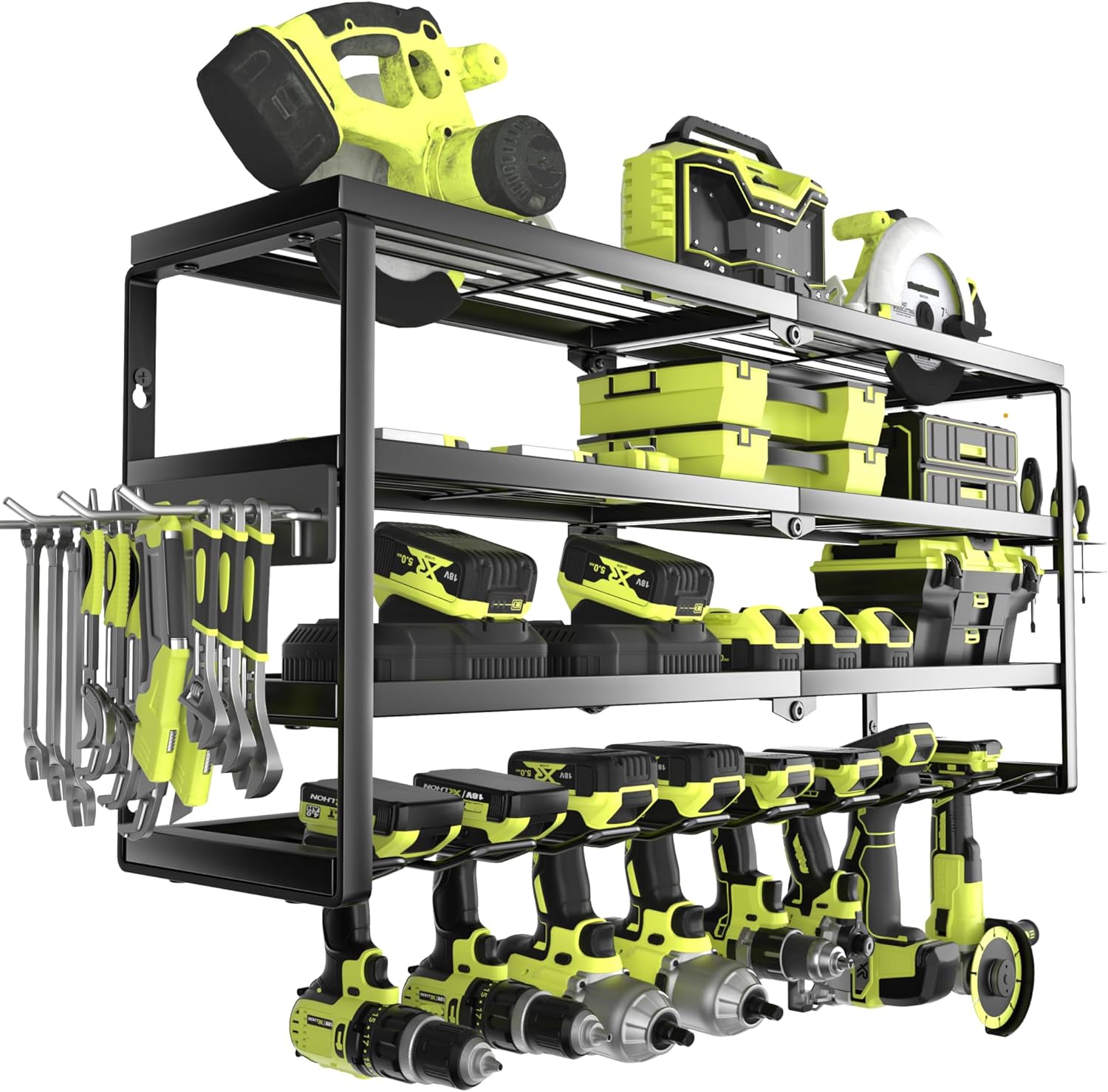 Power Tools Holder - Настенный органайзер для электроинструментов на 4