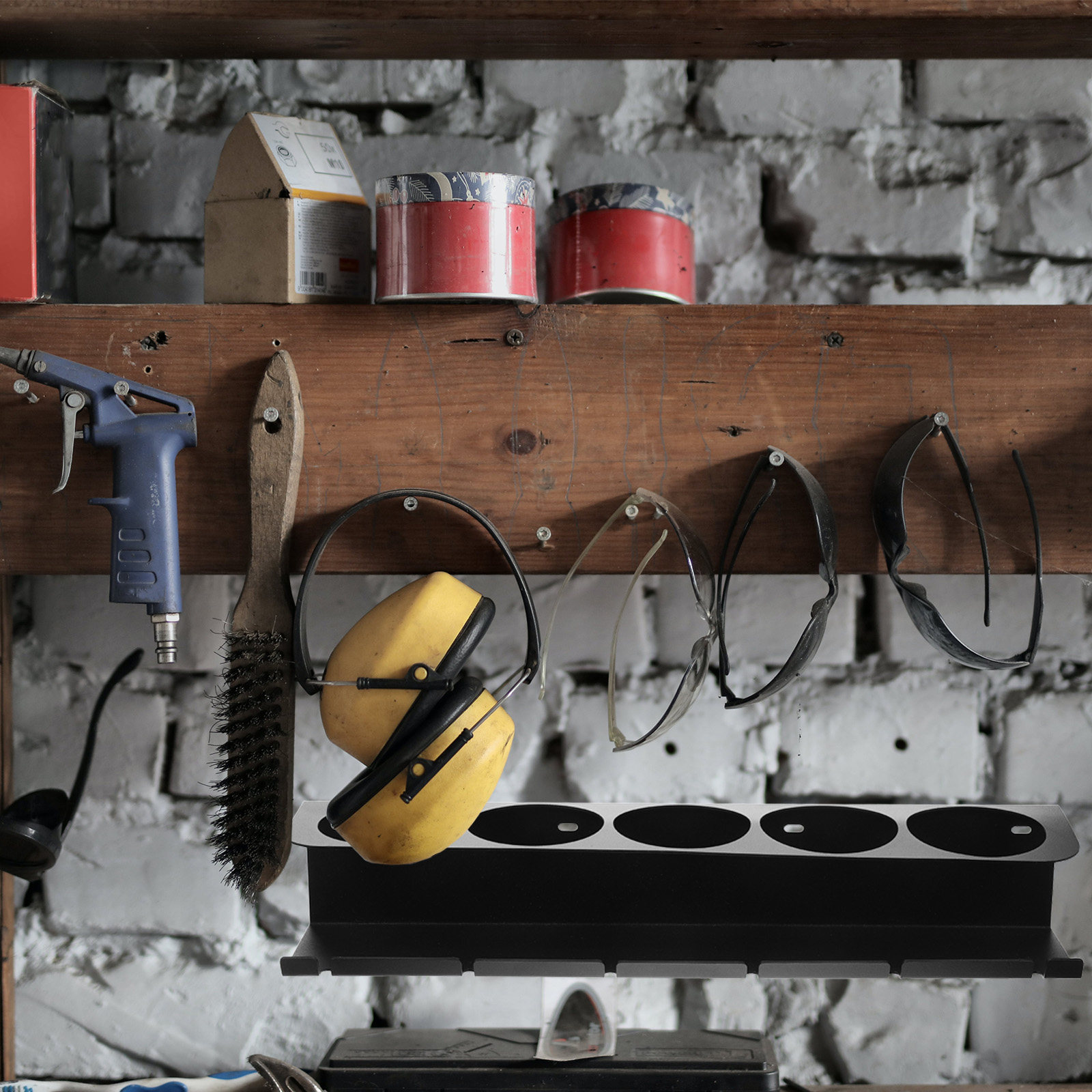 Power Tools Holder - 1 комплект прочного металлического настенного органайзера