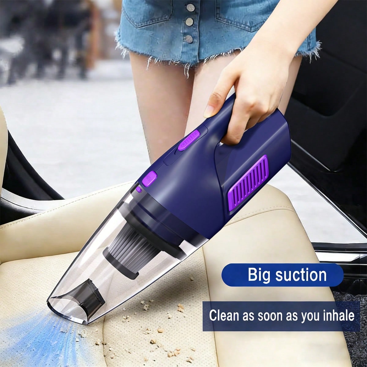 Power Tools Vacuum - Ручной автомобильный пылесос CascadeVac, мощное всасывание,
