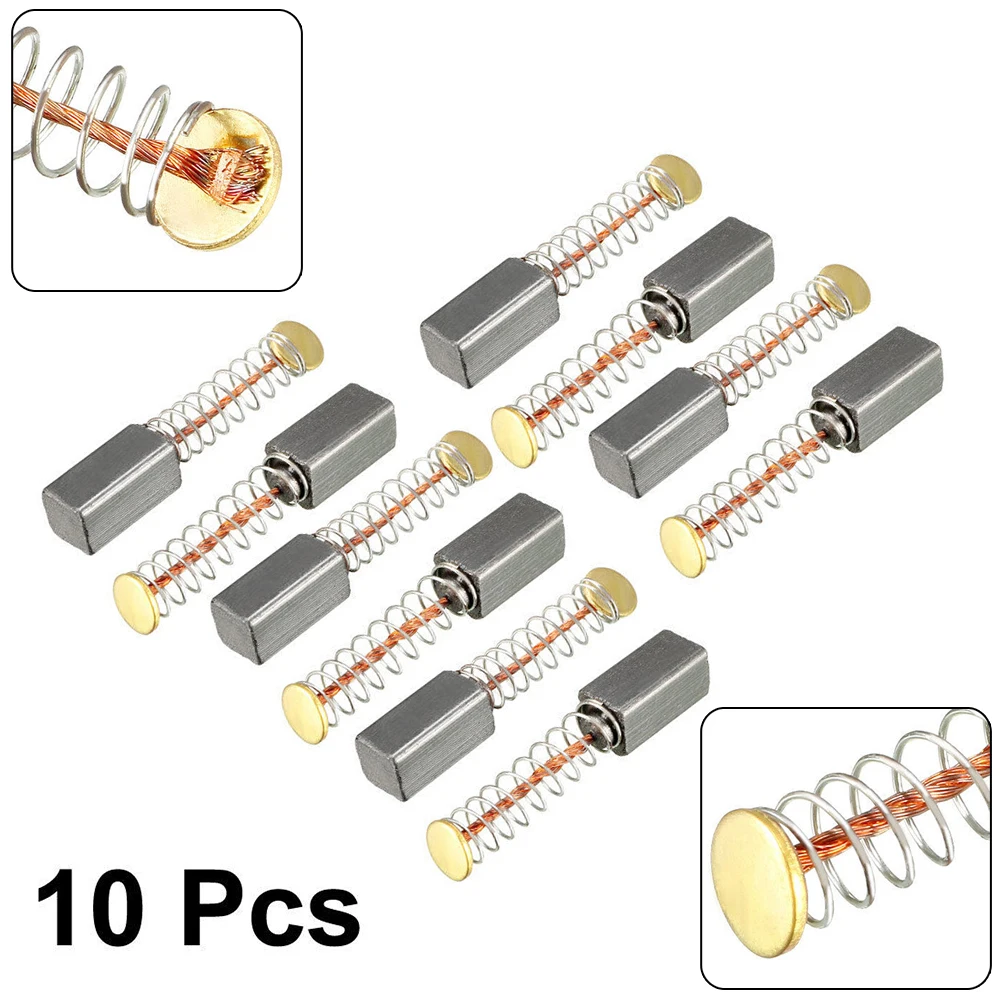 Power Quality Tools - 10 шт. угольная щетка 10*5*5 мм