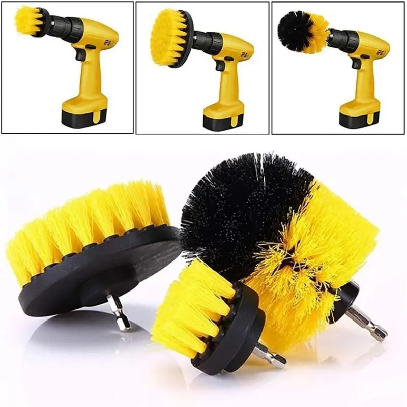 Power Tools Tool Box - Набор из 3 щеток для дрели,