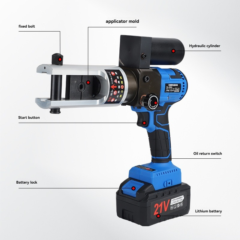 Power Tools Hydraulic - Аккумуляторные гидравлические пресс-клещи 90KN 21V для