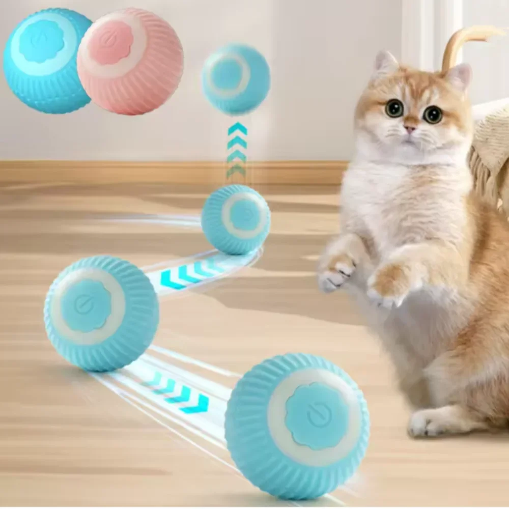 Power Tools Cat - Электрические игрушки для кошачьих мячей, автоматические