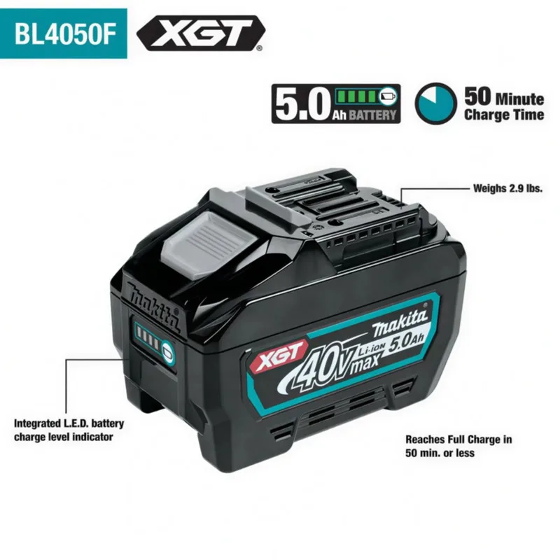 Аккумулятор Makita 40V BL4040  – обзор и цена Makita Power Tools Xgt